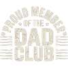 Maglietta del Club del Papà – Regalo dell'orgoglio del padre