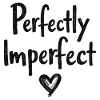 Perfectly Imperfect Heart Lettering