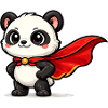 held Panda – Kleiner Superpanda