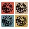 Yin Yang Dragon and Phoenix
