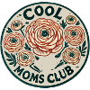 Cool Moms Club Blumenabzeichen