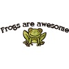 Frogs Are Awesome Graphic