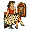 Rockabella anni '50: Pin-Up al Diner con frappè
