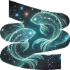 Pisces T-shirt, Star Sign Constellation