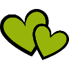green heart green hearts heart pattern