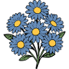 Flower Blue Flowers Blossom Bouquet