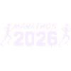 Marathon 2026 Runner Silhouette Design