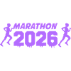 Marathon 2026 Runner Silhouettes
