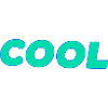 Cool retro cyan lettering