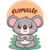 Koala Namaste Serenity