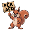 FCK AFD - Antifa Eichhörnchen Tee