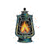 Night Light Campfire Glow Lantern