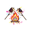 Camp Snacks S'mores Campfire