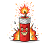 Angry Firecracker Comic
