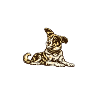 Caramel Dog Lying Down