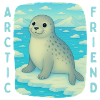 Cute Seal on the Cross