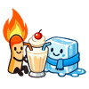 Opposites Sip Together
