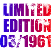 65th Birthday Limited Edition 03/1961