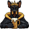 Doberman Dog Beer King