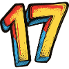 17 Numero Colorato
