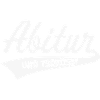 Abitur – and bye! (Graduation / White)