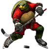 Schildkröten Eishockey