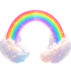 Regenbogenwolkenzauber