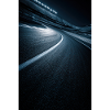 Neon Curve Midnight Road