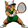 Katzen Tennis
