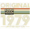 Original 1979 Édition Limitée Rétro