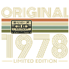Original 1978 Limited Edition Retro
