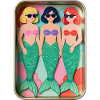 Three mermaids in a tin