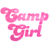 Camp Girl Camping Fell pink Girl Power Van Life