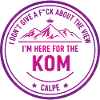 KOM Mountain Stamp Calpe