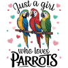 Three Parrots Macaws Parrot Lover Tropical