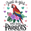 Parrot Lover Funny Saying Tropical