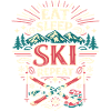 Ski Repeat Skier Lifestyle Gift