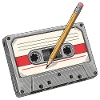 Analogkassette mit Bleistift