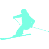 Skiers on skis
