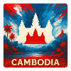 Kambodscha Tempel Design