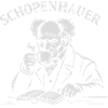 Arthur Schopenhauer drinking Coffee 