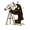 Little Monkey with Telescope