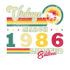 Regalo per il 40° compleanno marzo 1986 Vintage Retro