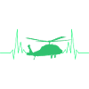 Helicopter Heartbeat ECG