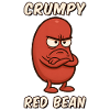 Grim Red Bean Figurine