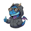 Hoodie Firesprayer with Sunglasses