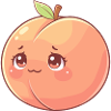 Cuddly Peach Kawaii