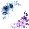 2 floral bouquets