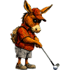 Golfer Donkey