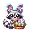 Easter Raccoon